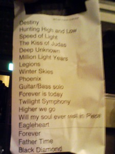 Set List